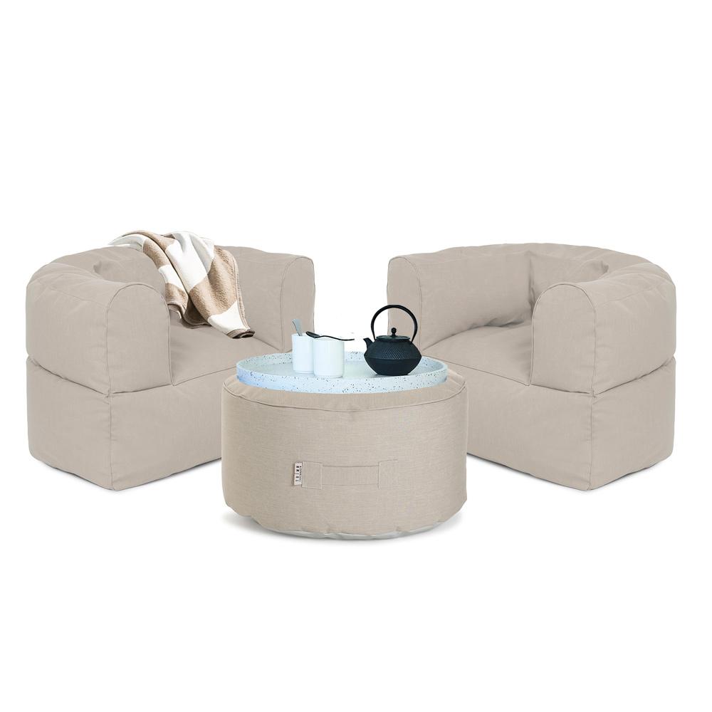 Conversation Outdoor Seating Set - Beige - TRIMM Copenhagen