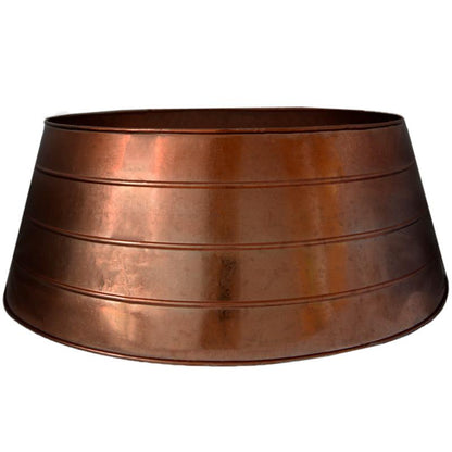 Copper Metal Xmas Tree Skirt