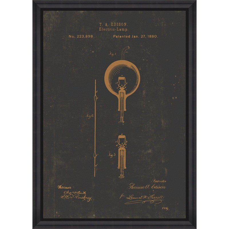 Edison Bulb Framed Wall Art - MINDTHEGAP