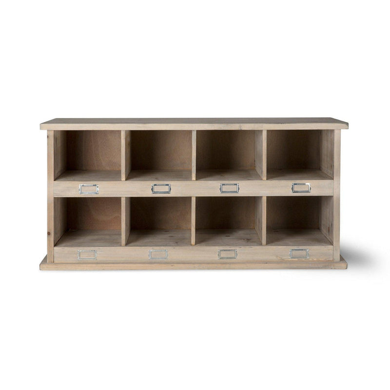 Fir Wood Shoe Storage Bench