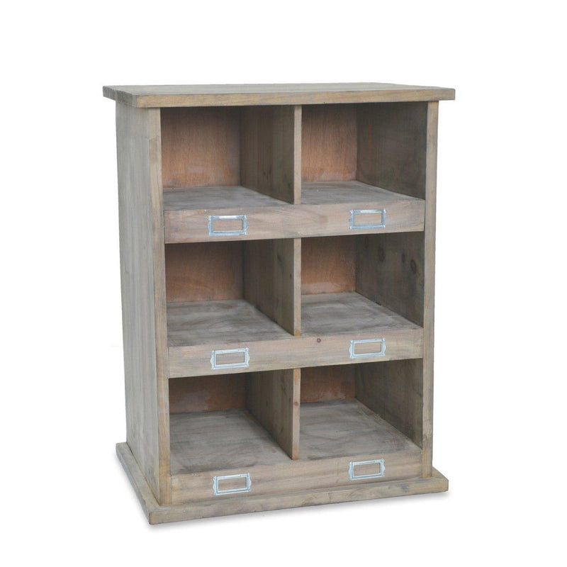 Fir Wood Shoe Storage Unit