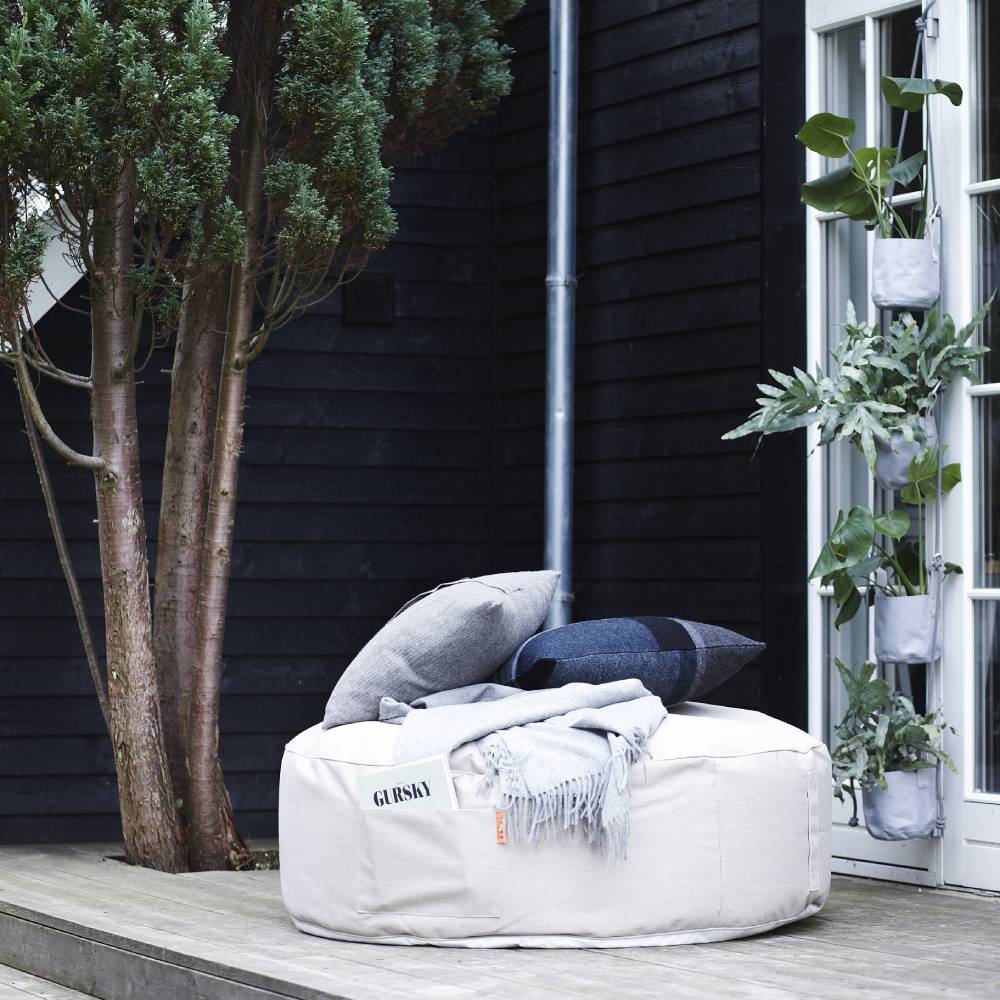 Full Moon Outdoor Pouf - Beige - TRIMM Copenhagen