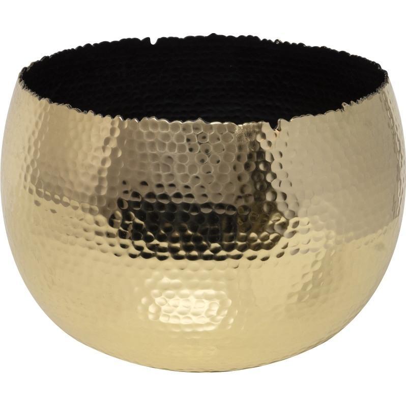 Gold Marrakesh Hammered Bowl Planter