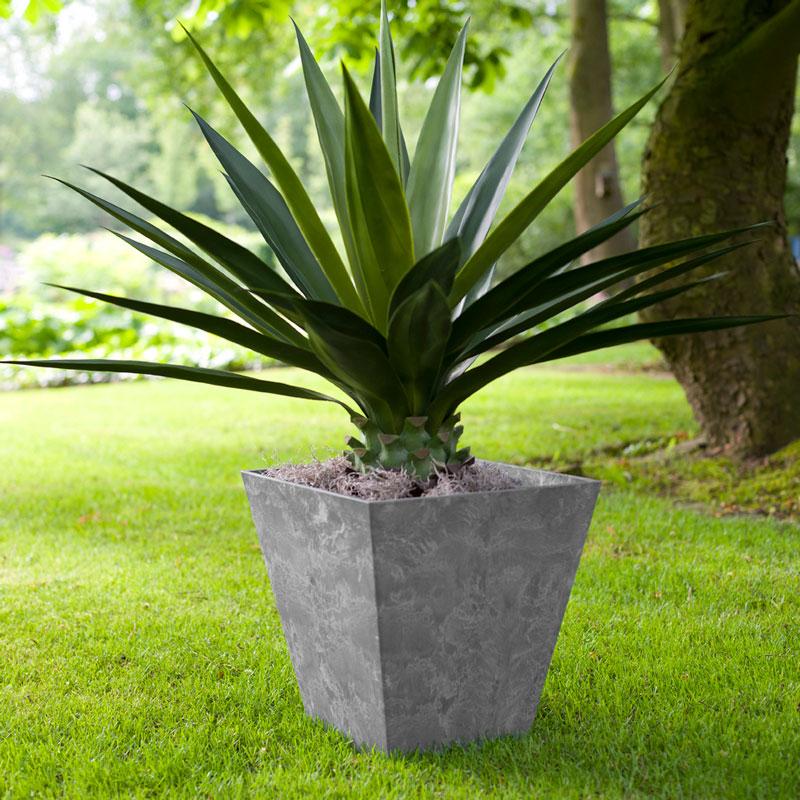 Grey Artstone Plant Pot - 30cm