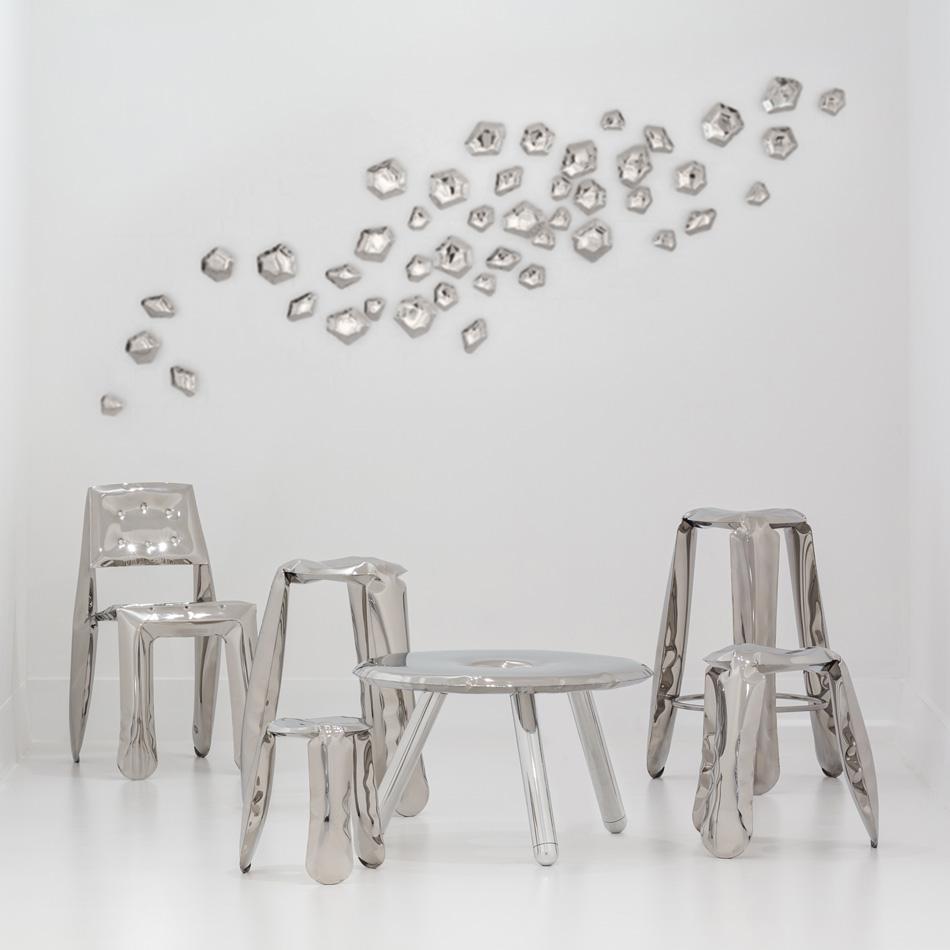 Heat Collection Kamyki Wall Hangers - Cosmic Blue - Zieta