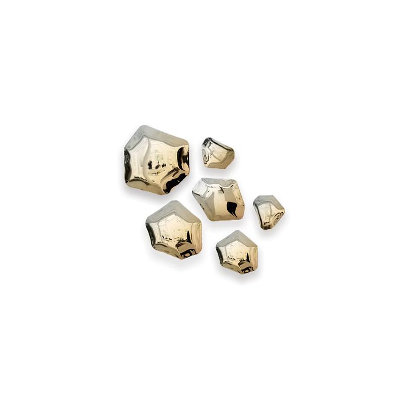 Heat Collection Kamyki Wall Hangers - Flamed Gold - Zieta