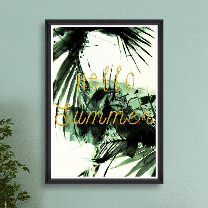 Hello Summer Framed Wall Art - MINDTHEGAP