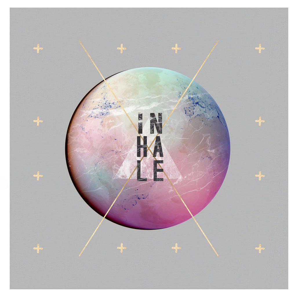 Inhale Framed Wall Art - MINDTHEGAP