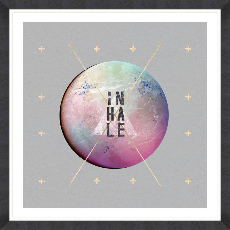 Inhale Framed Wall Art - MINDTHEGAP