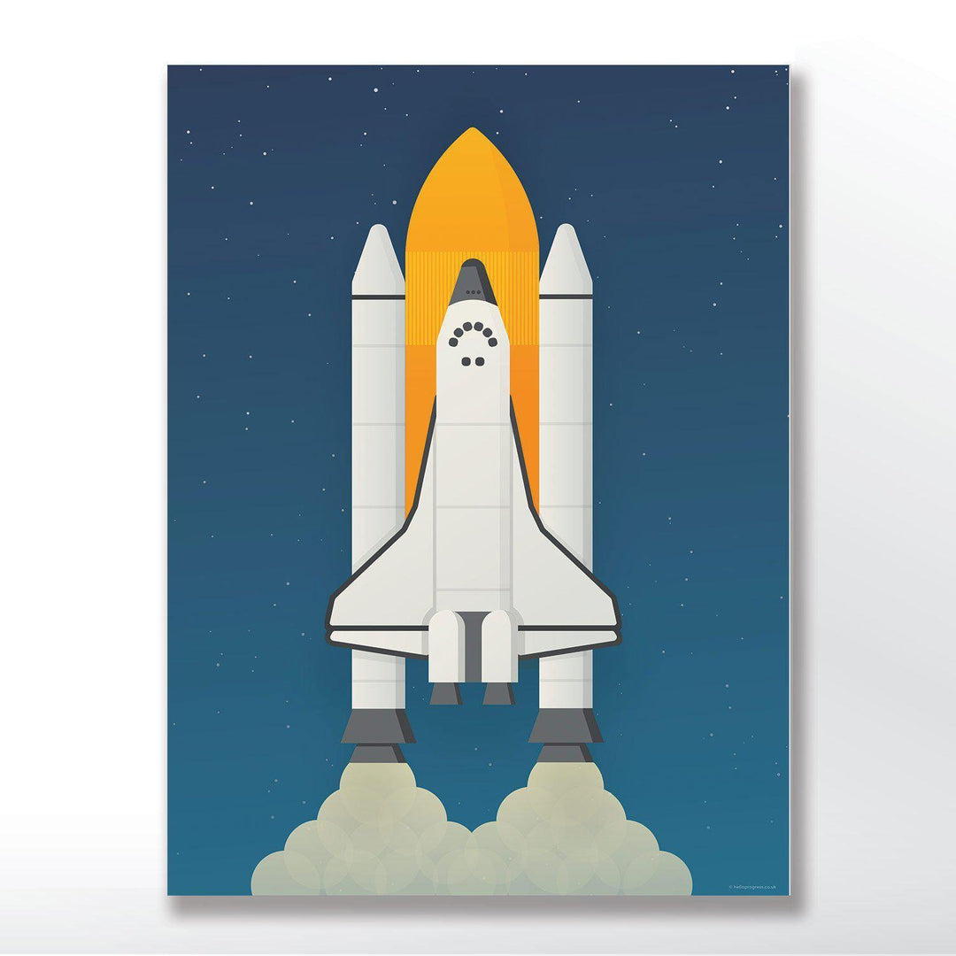 Kids Space Shuttle Print