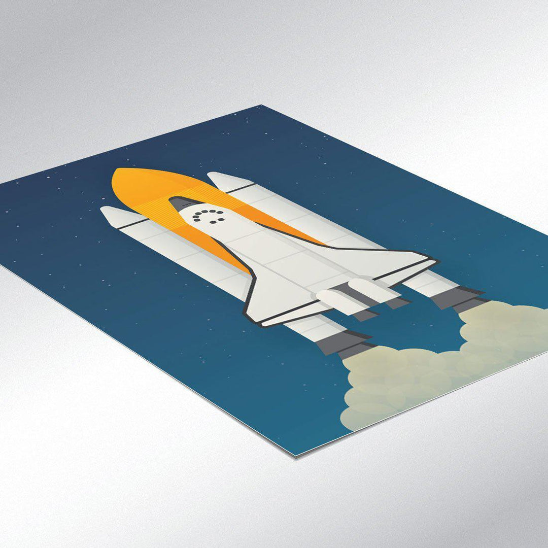 Kids Space Shuttle Print