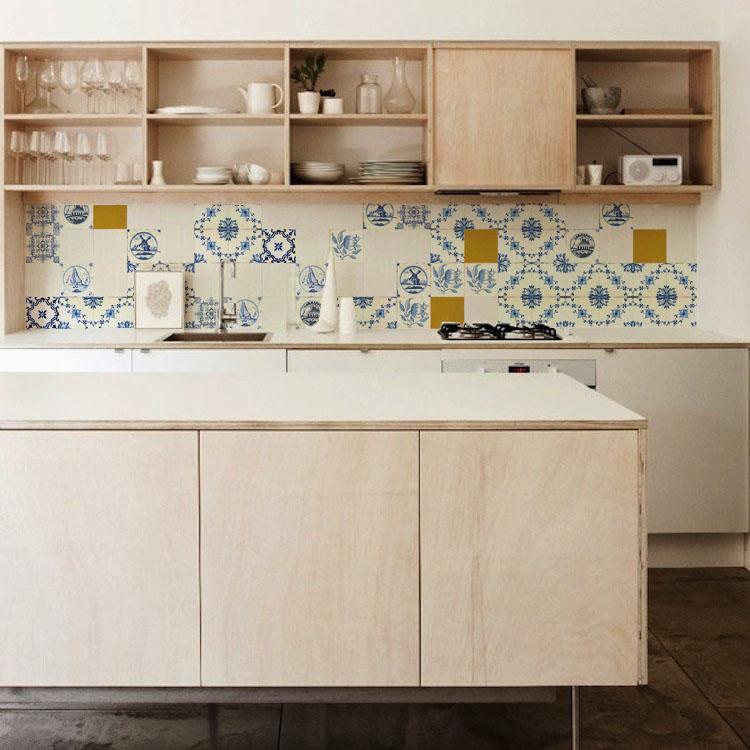 Kitchen Wall Wallpaper - Golden Age - Kitchen Splashback – Lime Lace