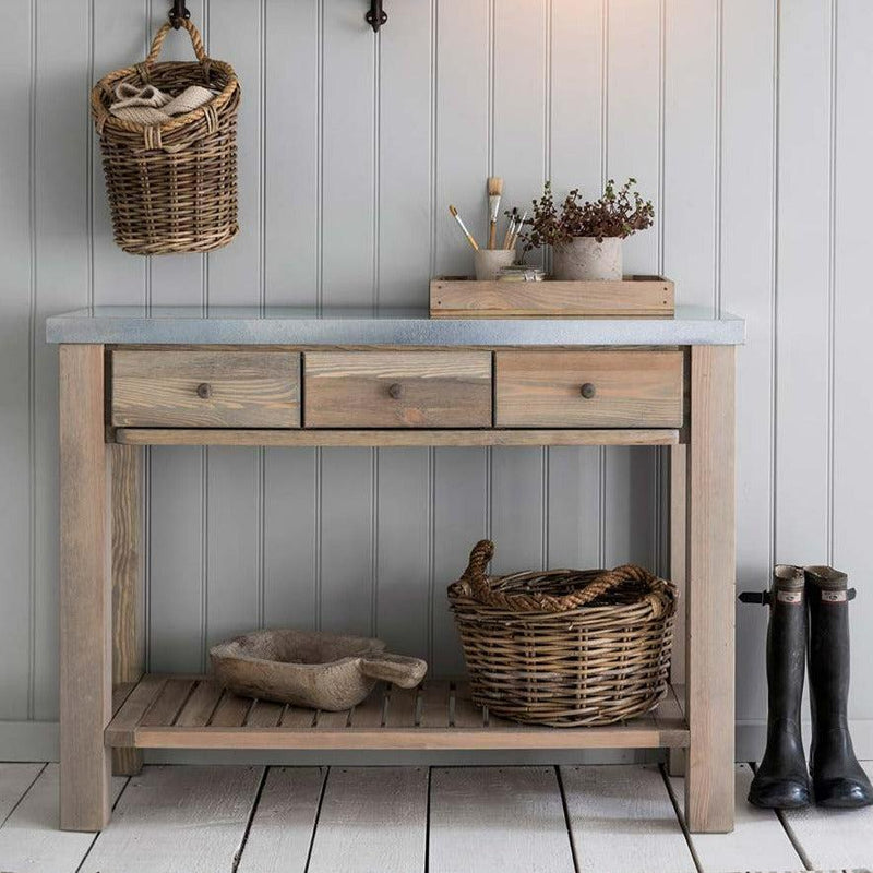 Large Wooden Potting Table