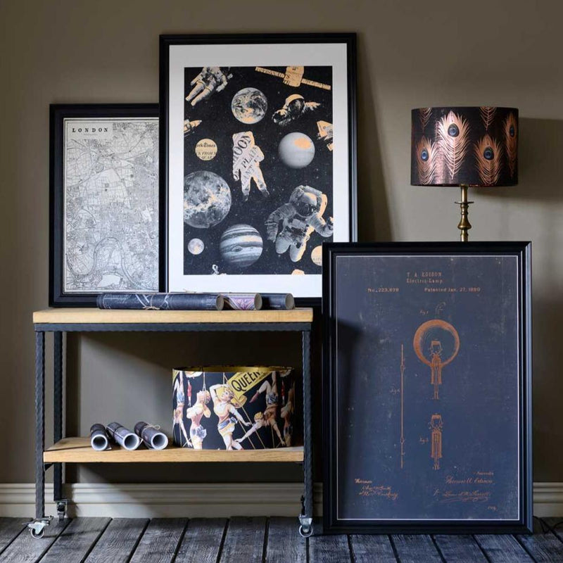 London Map Framed Wall Art - MINDTHEGAP