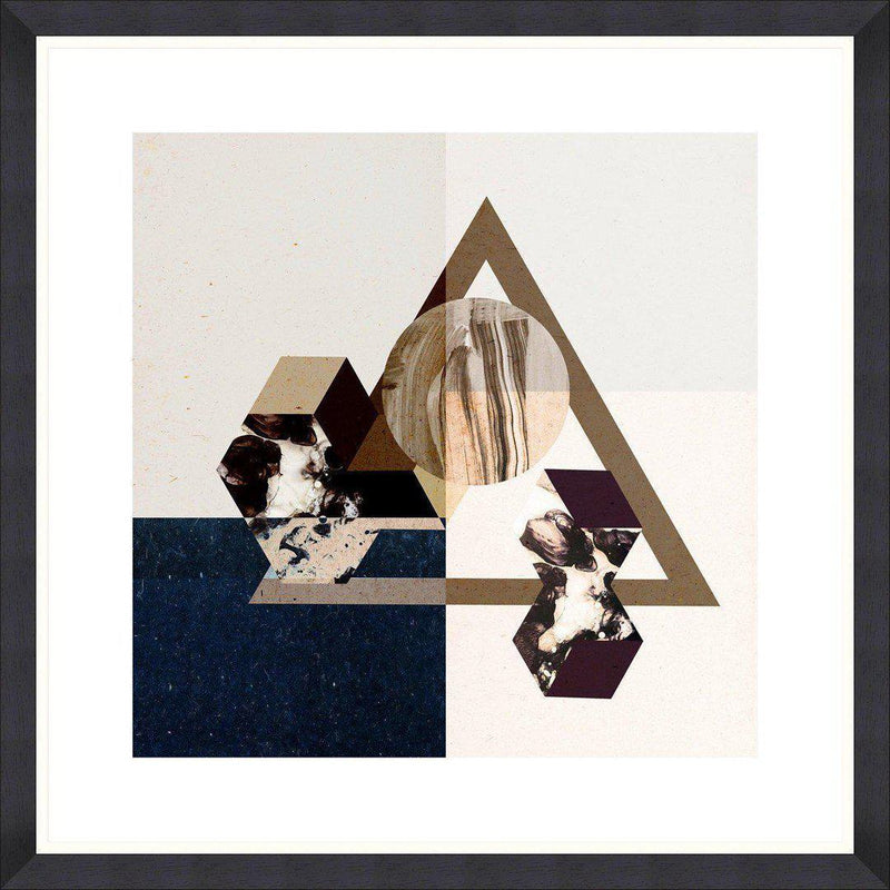 Minimal Geometric Framed Wall Art - MINDTHEGAP
