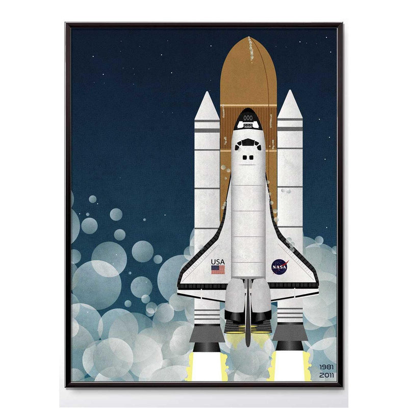 NASA Space Rocket Print