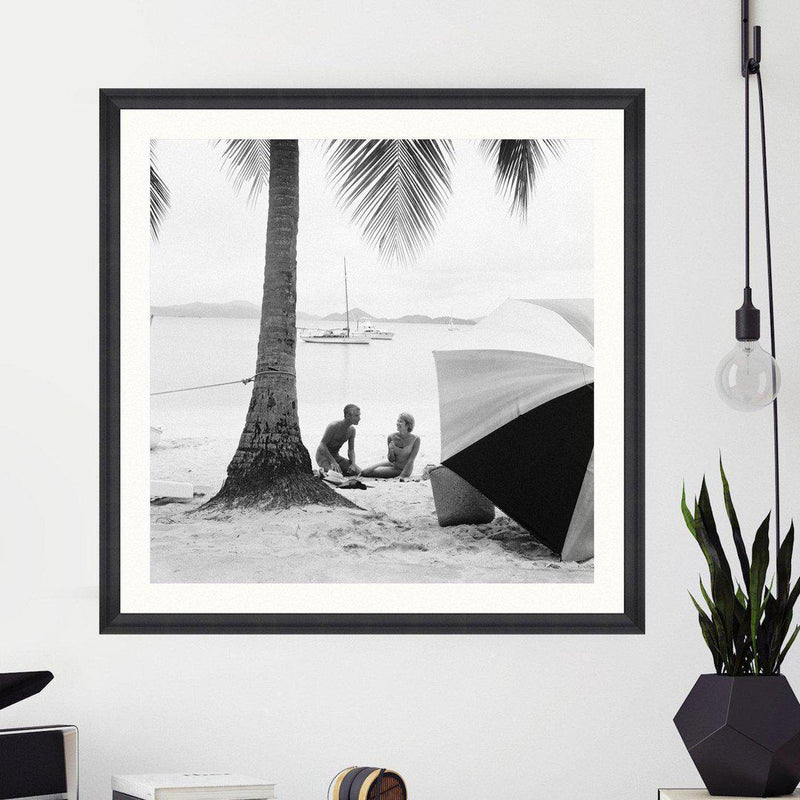 On The Beach Framed Wall Art - MINDTHEGAP