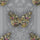 Papilio Botanicus Wallpaper - Grey - Carmine Lake