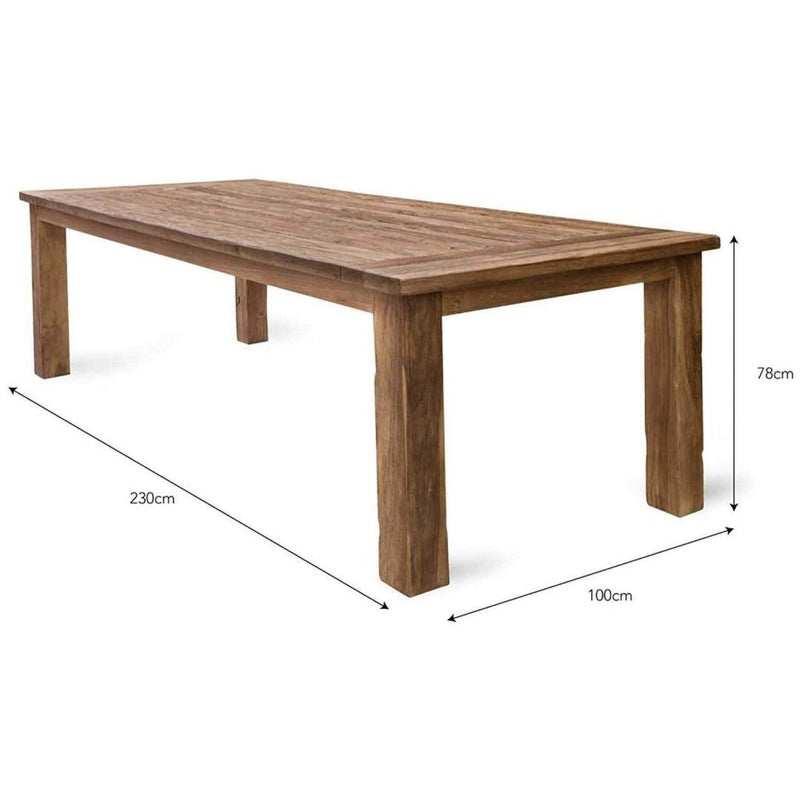 Reclaimed Teak Dining Table