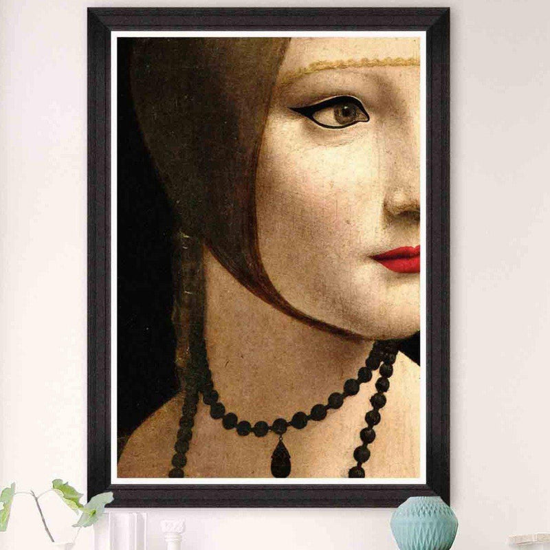 Renascentist Portrait Detail Framed Wall Art - MINDTHEGAP