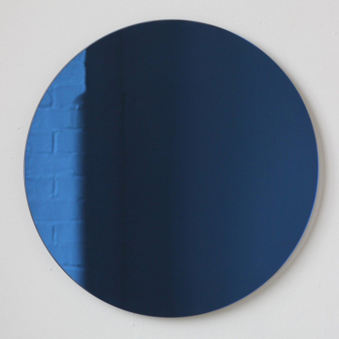 Round Blue Tint Frameless Orbis Mirror