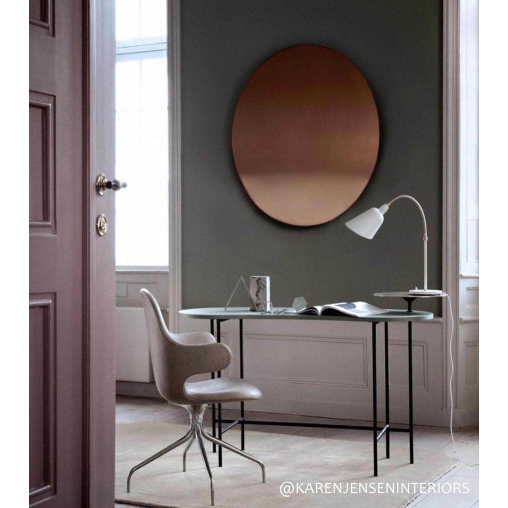 Round Bronze Tinted Frameless Orbis Mirror