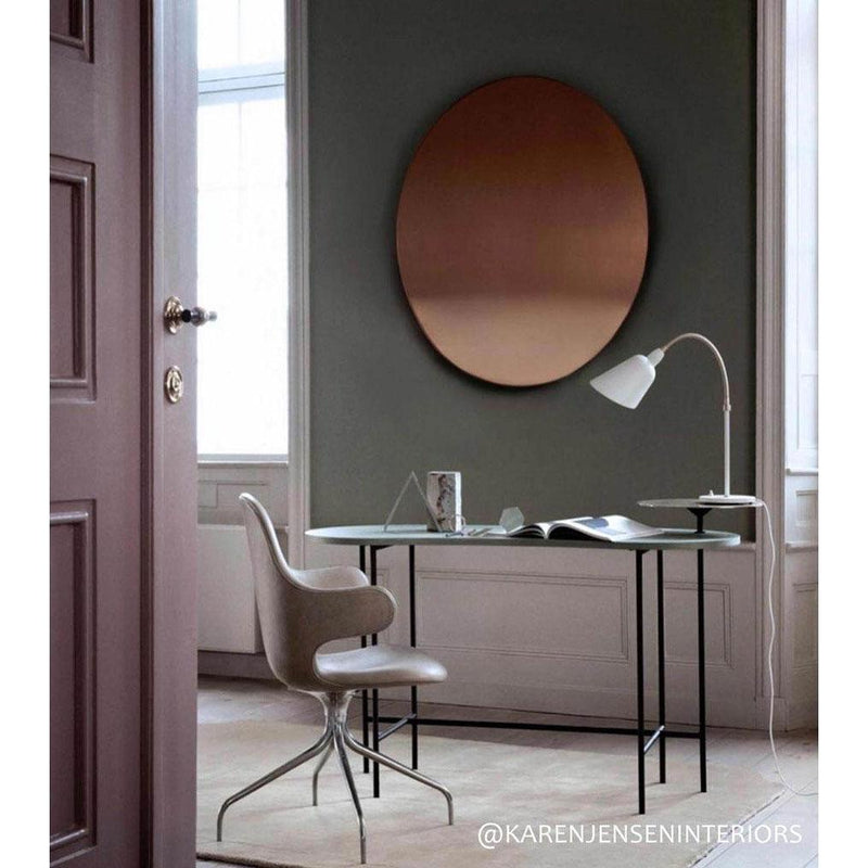 Round Bronze Tinted Frameless Orbis Mirror