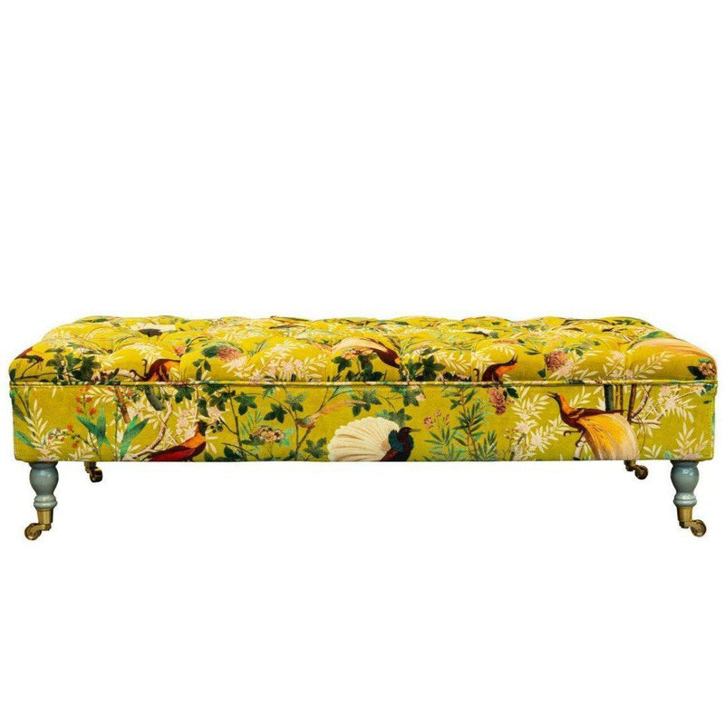 Saray Ottoman - Royal Garden Velvet - MINDTHEGAP