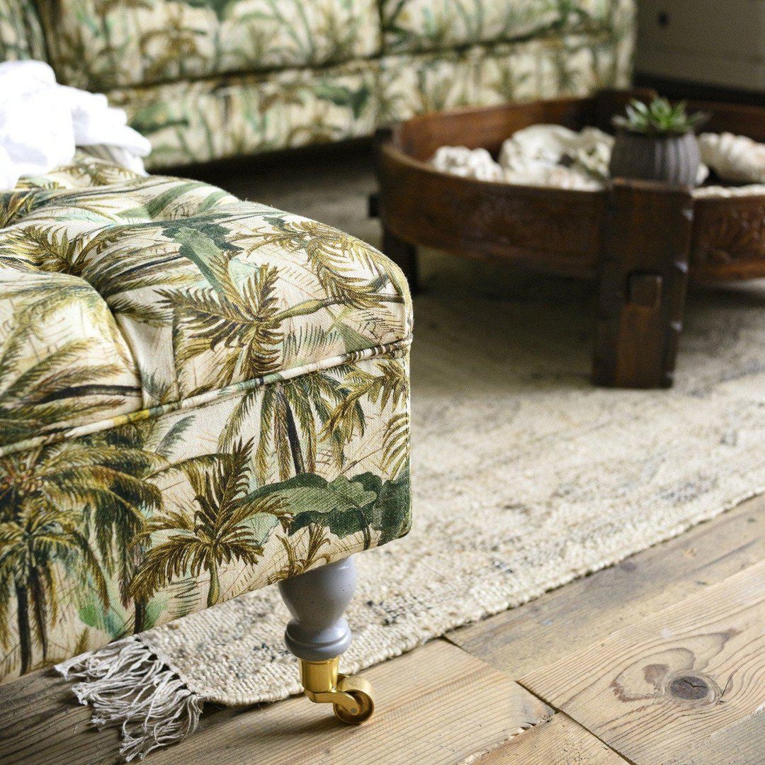 Saray Ottoman - The Jungle Linen - MINDTHEGAP