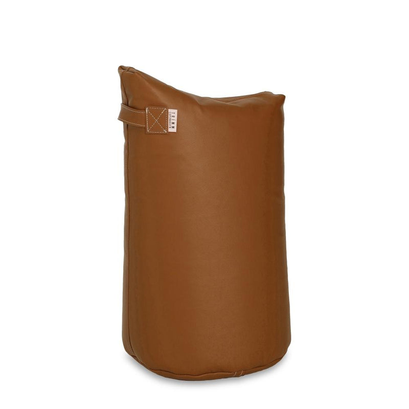 Satellite Leather Stool - Cognac - TRIMM Copenhagen