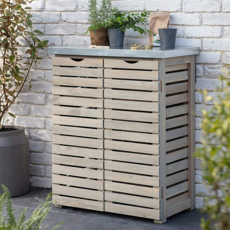 Slatted Outdoor Storage Unit