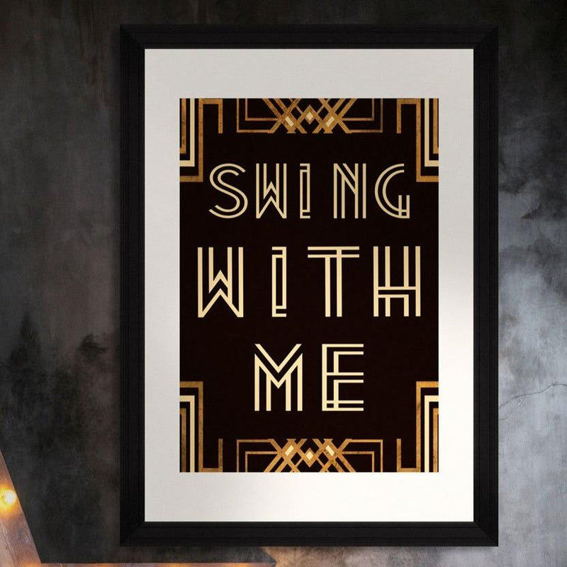 Swing With Me Framed Wall Art - MINDTHEGAP